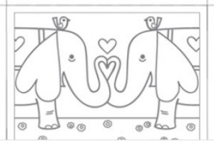 Coloring book - Eleven Elephants