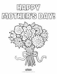 Coloring book - Mother's Day