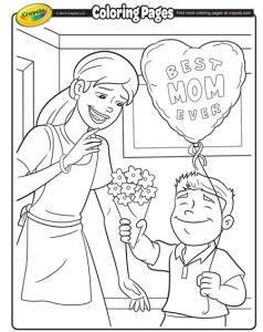 Coloring book - Mother's Day