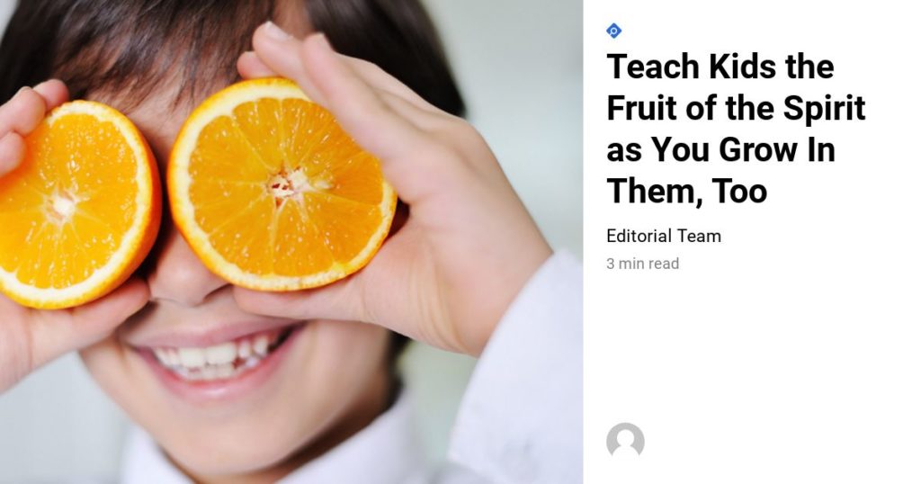 Minno kids teach your kids the fruit of the spirit as you grow in them 